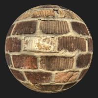 PBR texture wall bricks